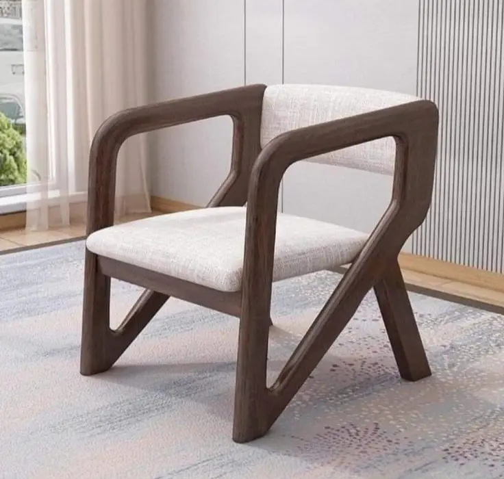 Designer Wooden Chair (Set of 2)