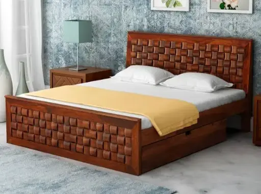 Luxury Wooden king-size Bed